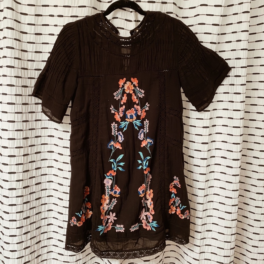 Free people smock floral dress